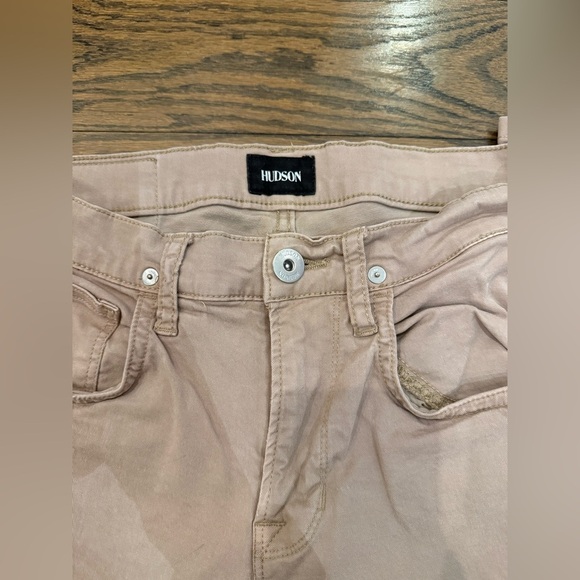 Hudson Slim Fit Jeans Light Brown Size 29 - Picture 4 of 7